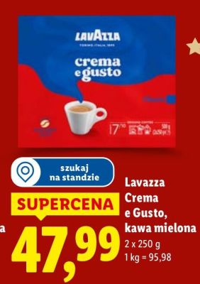 Kawa mielona Crema e Gusto promocja w Lidl