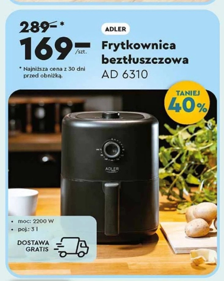 Frytownica ad6310 Adler promocja