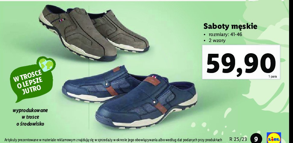 Saboty m臋skie 41-46 promocja