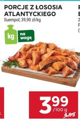 Porcje z łososia atlantyckiego Suempol promocja w Stokrotka