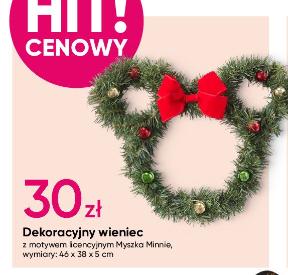 Wieniec myszka minnie promocja