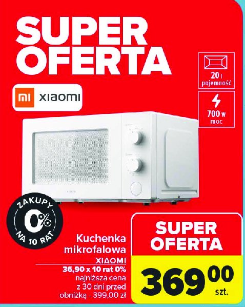 Kuchenka mikrofalowa Xiaomi promocja