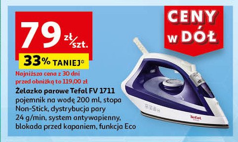 Żelazko fv 1711 Tefal promocja