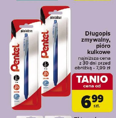 Długopis zmywalny Pentel promocja