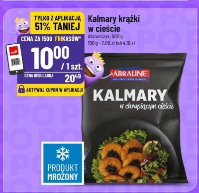 Kalmary krążki w cieście Abra​mrożone promocja w POLOmarket