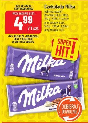 Czekolada Milka promocja w POLOmarket