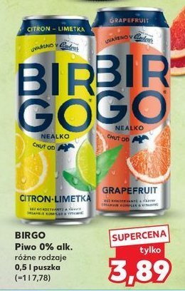 Piwo Birgo citron- limetka promocja