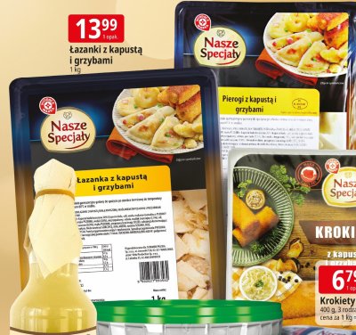 Pierogi, różne rodzaje promocja w Leclerc