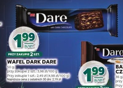 Wafel Dark Dare promocja w Stokrotka