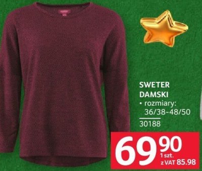 Sweter damski promocja w Selgros