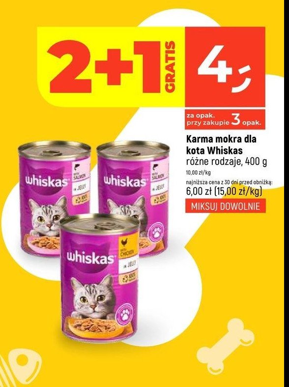 Karma dla kota łosoś Whiskas promocja