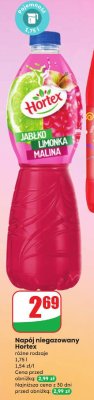 Napój niegazowany jabłko-limonka-malina promocja w Dino