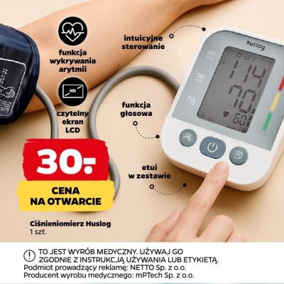 Ciśnieniomierz promocja w Netto