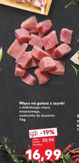 Mięso gulaszowe z szynki promocja