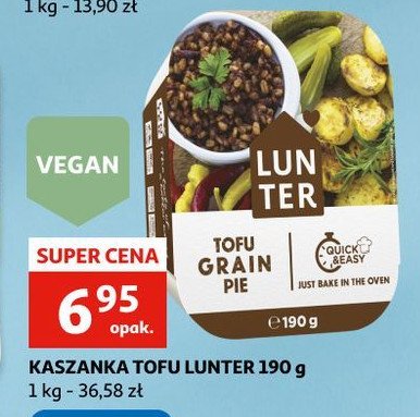 Tofu grain pie Lunter promocja