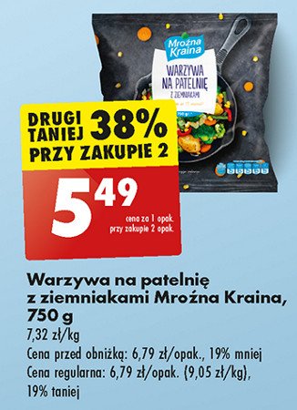 Warzywa na patelnię z ziemniakami Mroźna kraina promocja