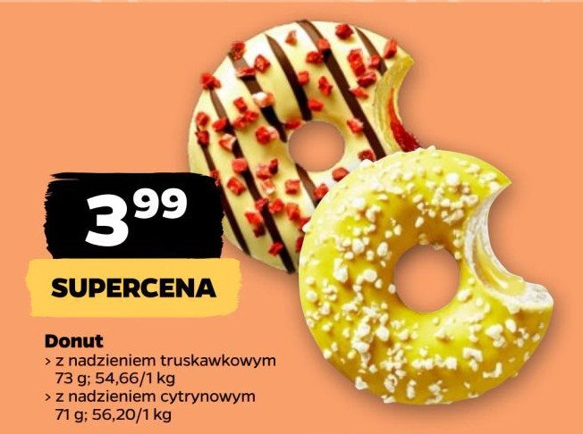 Donut cytrynowy La lorraine promocja w Netto