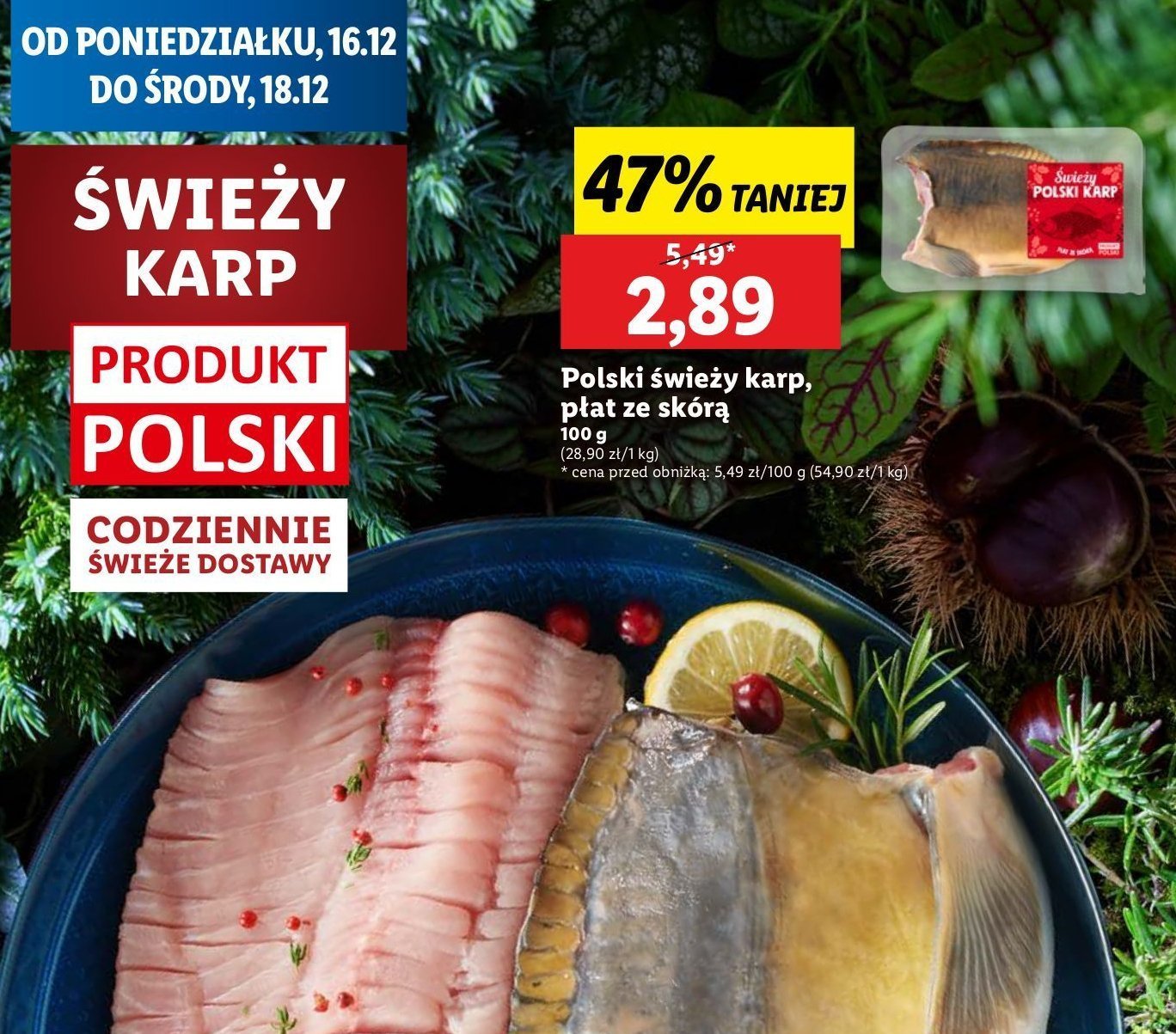 Karp płat promocja w Lidl