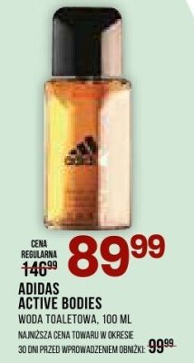 Perfumy ADIDAS ACTIVE BODIES woda toaletowa promocja w Drogerie Natura