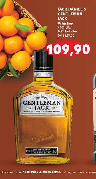Whiskey Jack daniel's gentleman jack promocja w Kaufland
