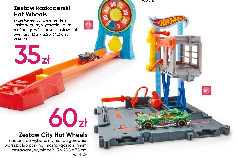 Zestaw parking Hot wheels promocja