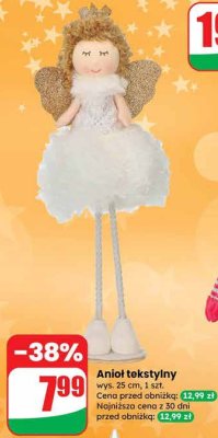 Anioł tekstylny promocja w Dino