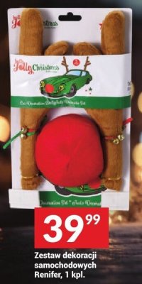 Zestaw dekoracji samochodowych Renifer promocja w Twój Market