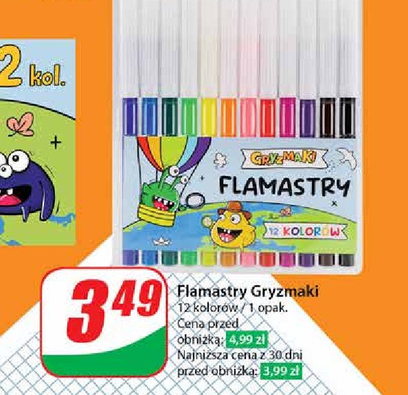 Flamastry Gryzmaki promocja