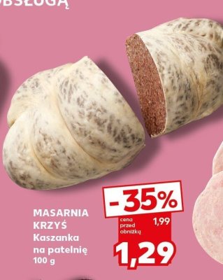 Krzyż kaszanka na patelnię promocja w Kaufland