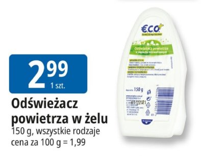 Odświeżacz powietrza w żelu Eco promocja w Leclerc