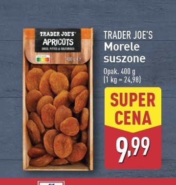 Morele suszone Trader joe's promocja