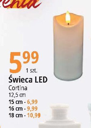 艢wieca led 16 cm Cortina promocja