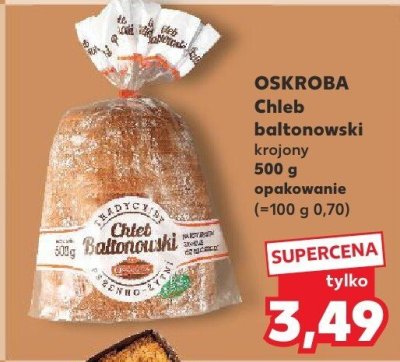 Chleb baltonowski krojony promocja w Kaufland