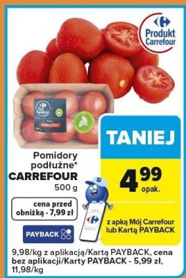 Pomidory podłużne CARREFOUR promocja w Carrefour Express
