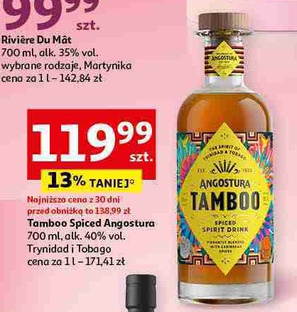 Rum Angostura tamboo spiced promocja