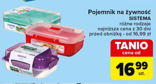 Pojemnik do kuchenki mikrofalowej 1 l Sistema promocja w Carrefour Market