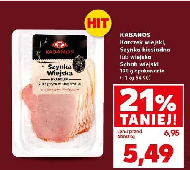 Schab wiejski Kabanos promocja