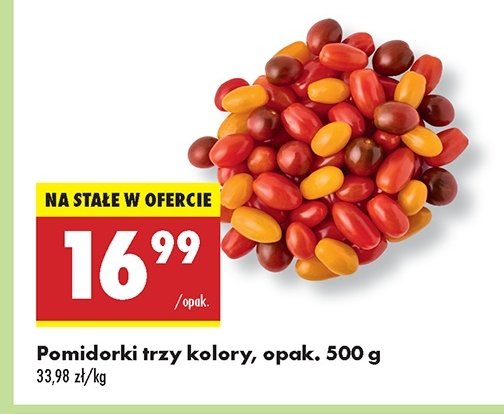 Pomidory mix kolorów promocja w Biedronka