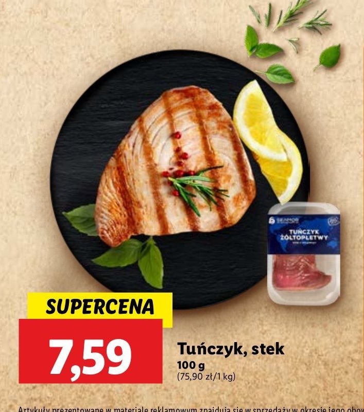 Tuńczyk stek promocja