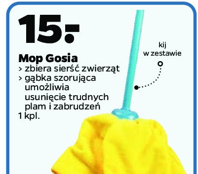 Mop z kijem Gosia promocja