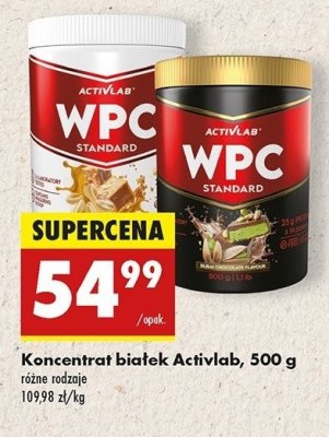 Koncentrat białek wpc standard czekolada dubajska Activlab promocja