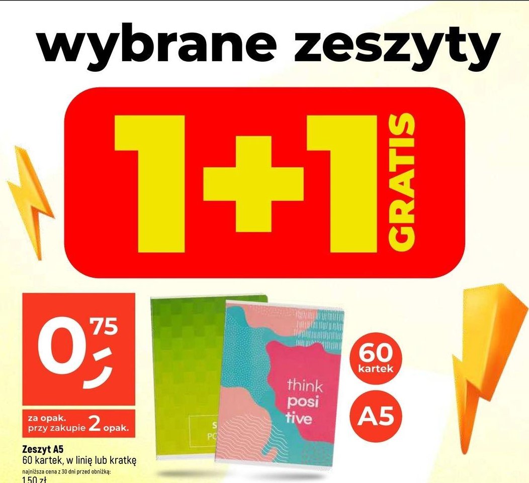 Zeszyt a5/60 k. linia promocja