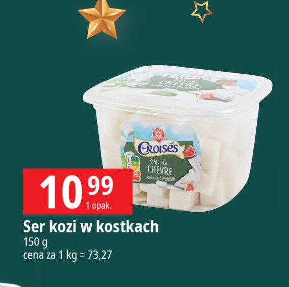 Ser kozi w kostkach Wiodąca marka croises promocja w Leclerc