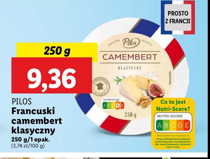 Camembert klasyczny Pilos promocja