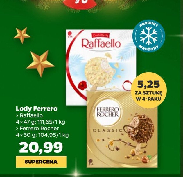 Lody Raffaello promocja w Netto