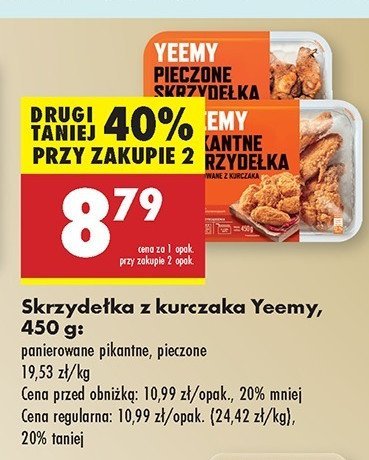 Skrzyde艂ka z kurczaka pikantne Yeemy promocja