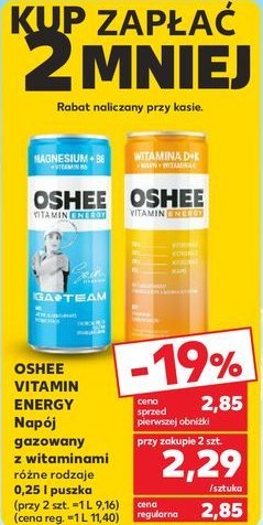 Nap贸j witamina d + k Oshee vitamin energy promocja