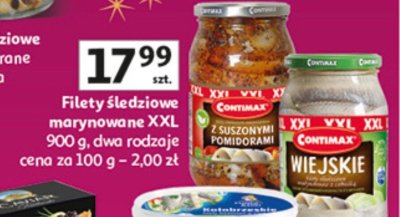 Filety śledziowe marynowane XXL promocja w Auchan