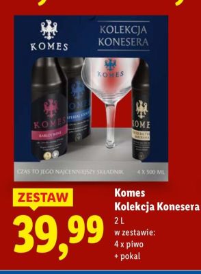 Piwo Kolekcja Konesera 2 l promocja w Lidl