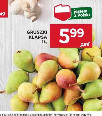 Gruszki klapsa promocja